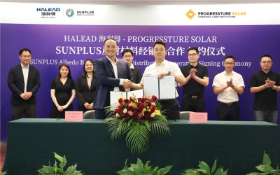 9091����÷��Progressture Solarǩ��ս��������̸��������ɫ��Դת��